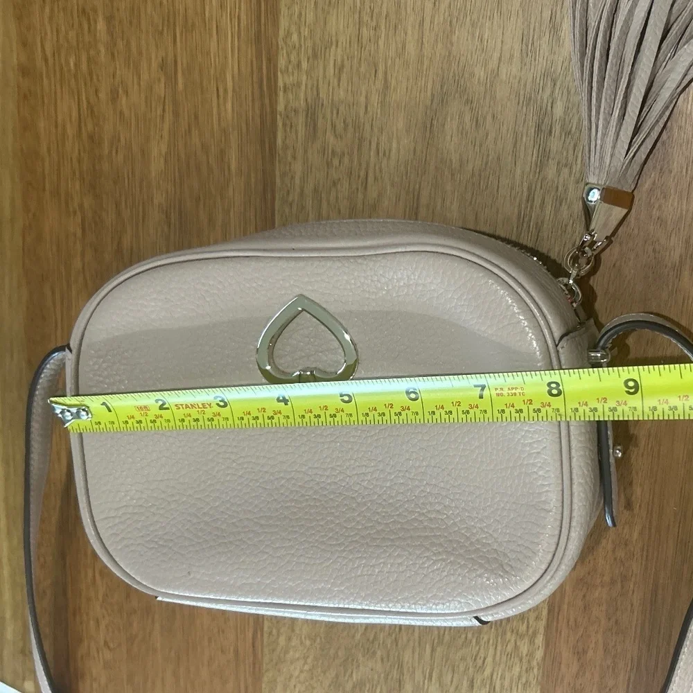 Kate Spade Kourtney Pebbled Leather Zip Around Camera Crossbody Bag